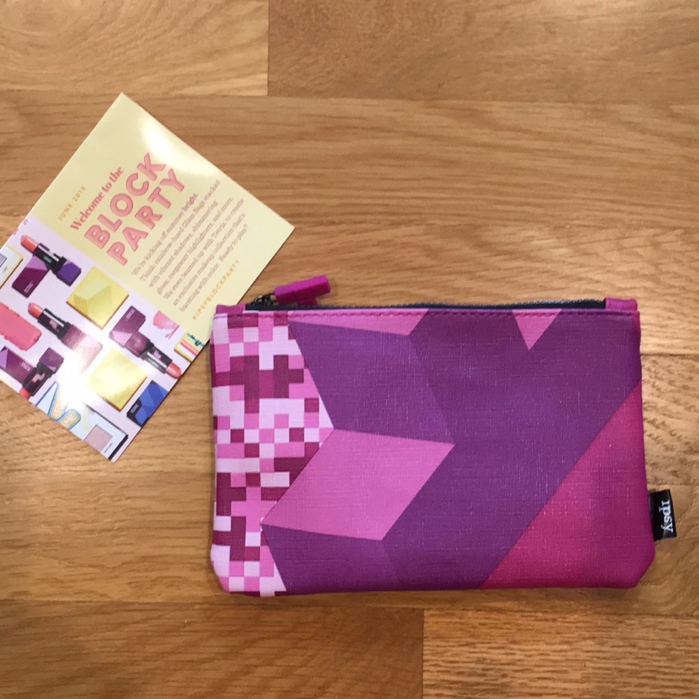 Ipsy Block Party Tetris Makeup Bag